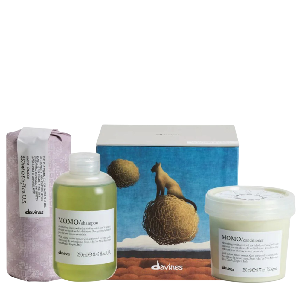 DAVINES Momo Box - Подарунковий набір для сухого та зневодненого волосся DAVINES Momo Box - Подарунковий набір для сухого та зневодненого волосся